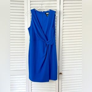 DKNY Royal Blue Midi Dress